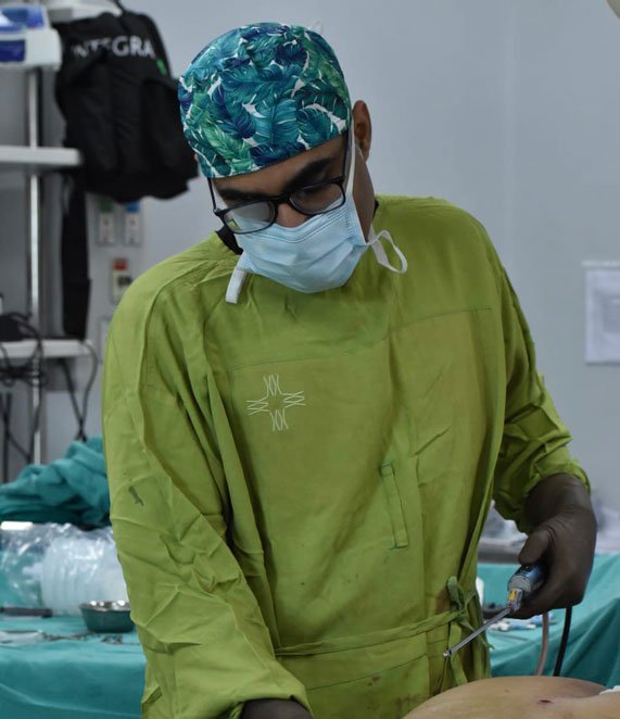 Dr Anmol Chugh in OT